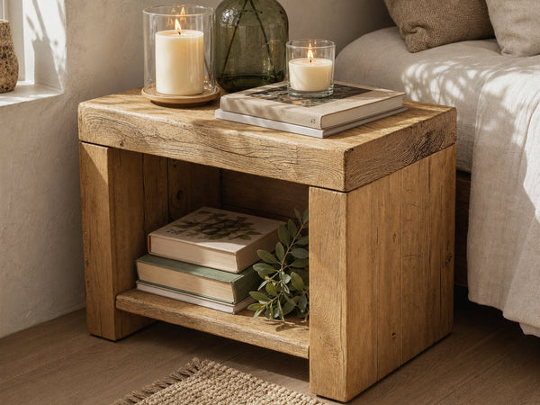 Modern Minimalist Wooden Nightstand For Elegant Bedrooms
