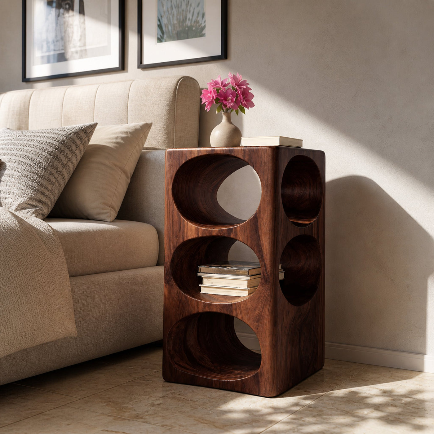 Modern Nightstand Cube Design For Bedroom Decor - product view 6