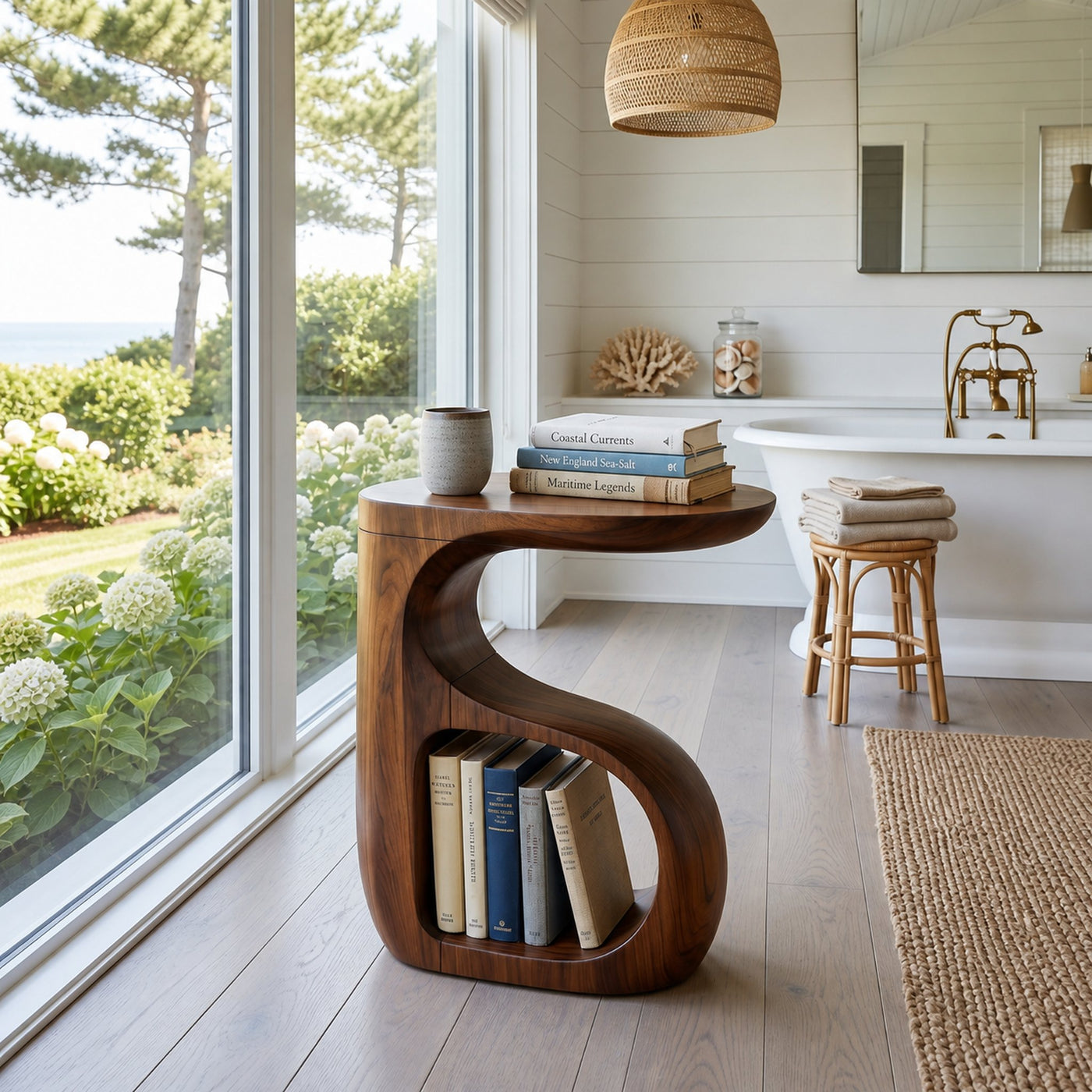 Modern Organic End Table For Open Living Space - product view 6