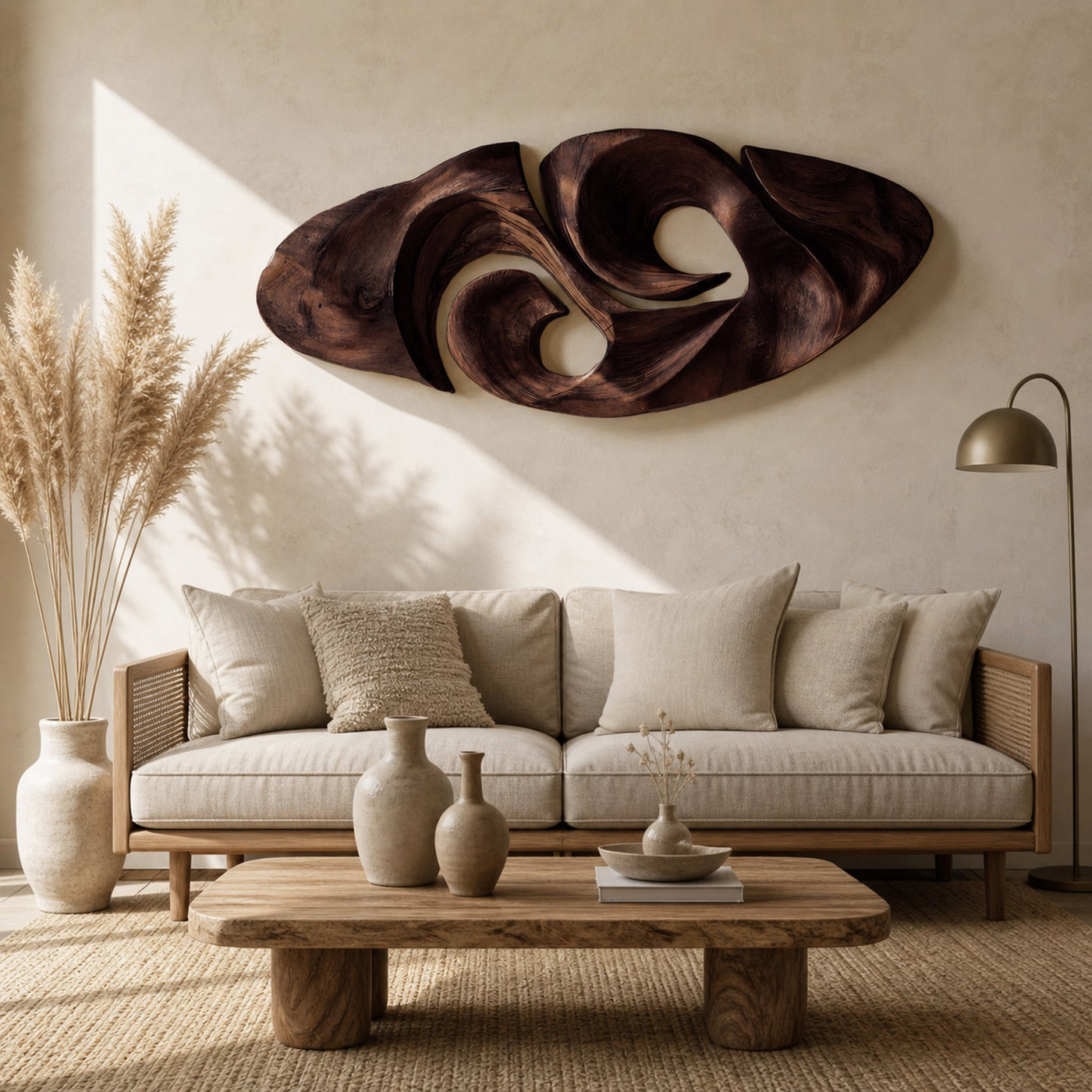 Modern Organic Sculptural Wall Art For Living Room - product view 7
