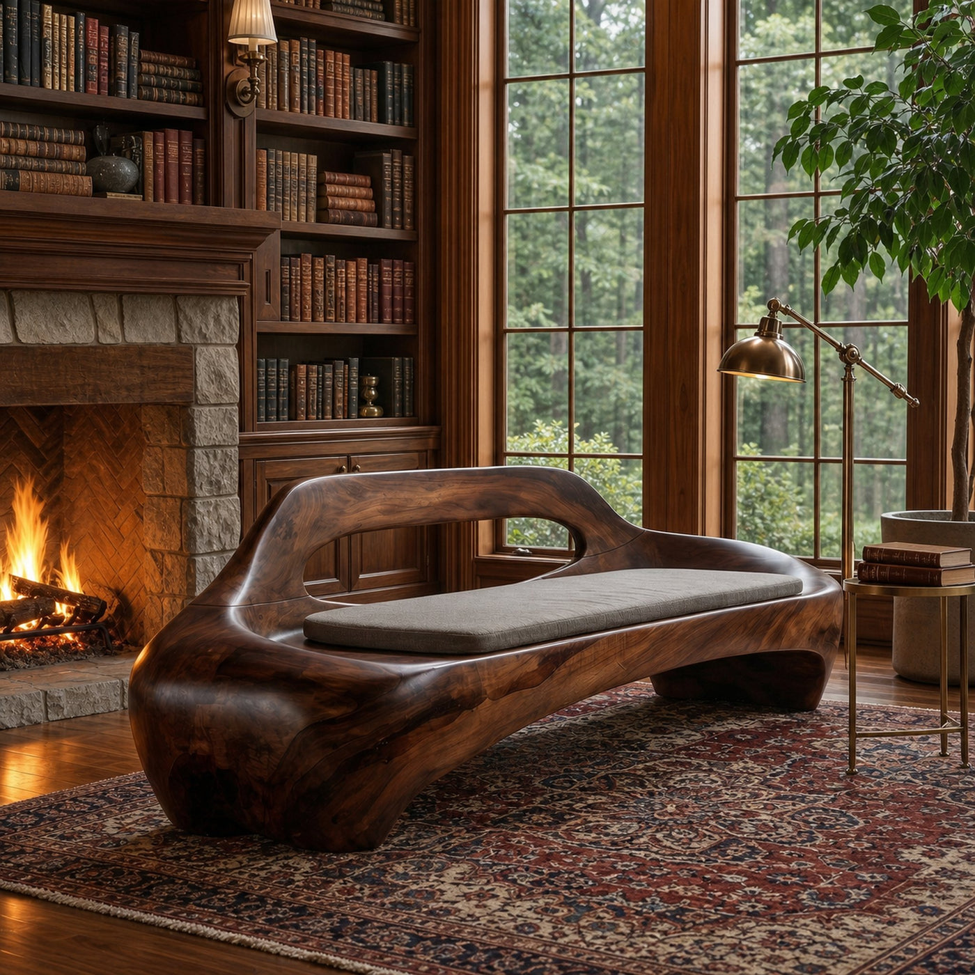 Modern Organic Sofa Frame With Low Profile Solid Wood Design For Living Room - product view 7