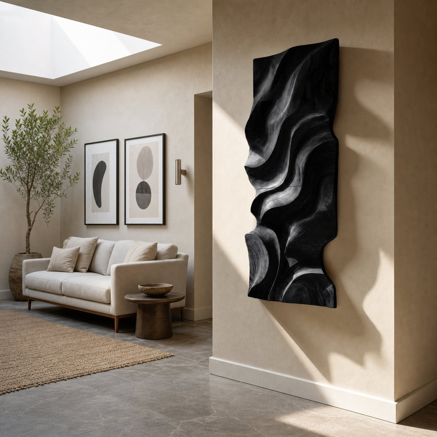 Modern Organic Wall Decor Art Piece For Living Room - product view 4