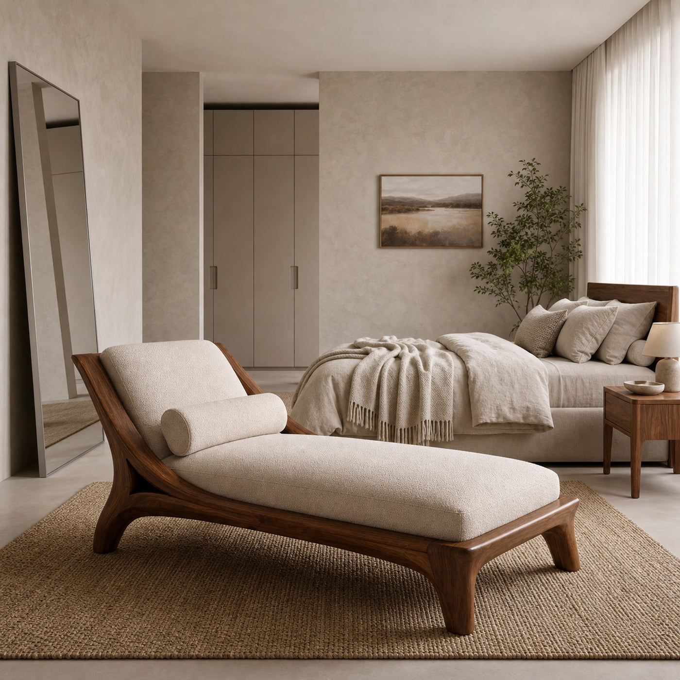 Modern Organic Wooden Sofa For Living Room Furniture - product view 6