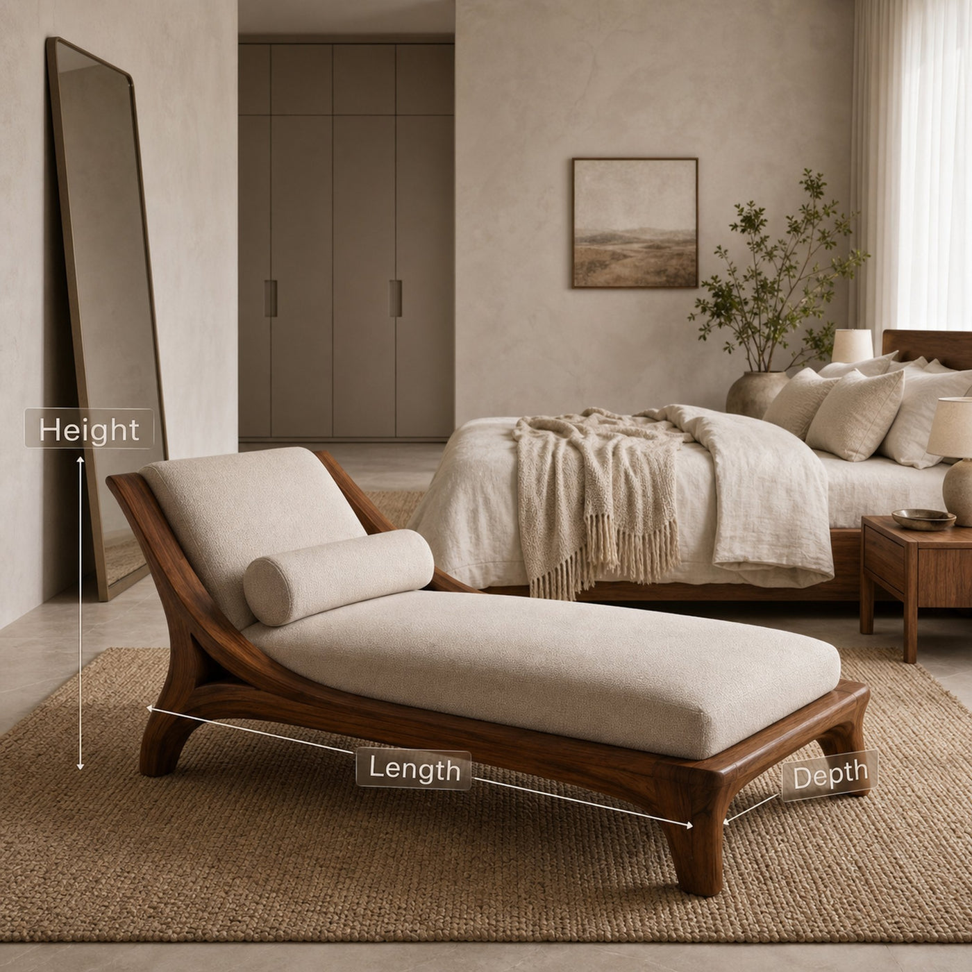 Modern Organic Wooden Sofa For Living Room Furniture - product view 8