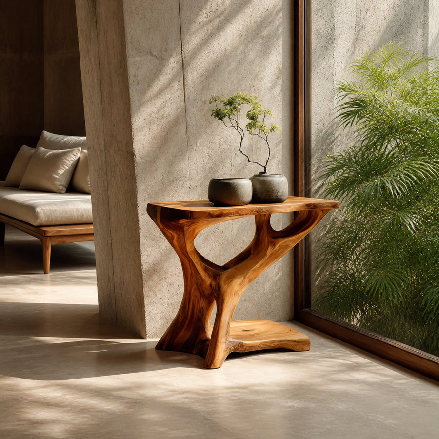 Modern Side Table Tree Shape Design For Home
