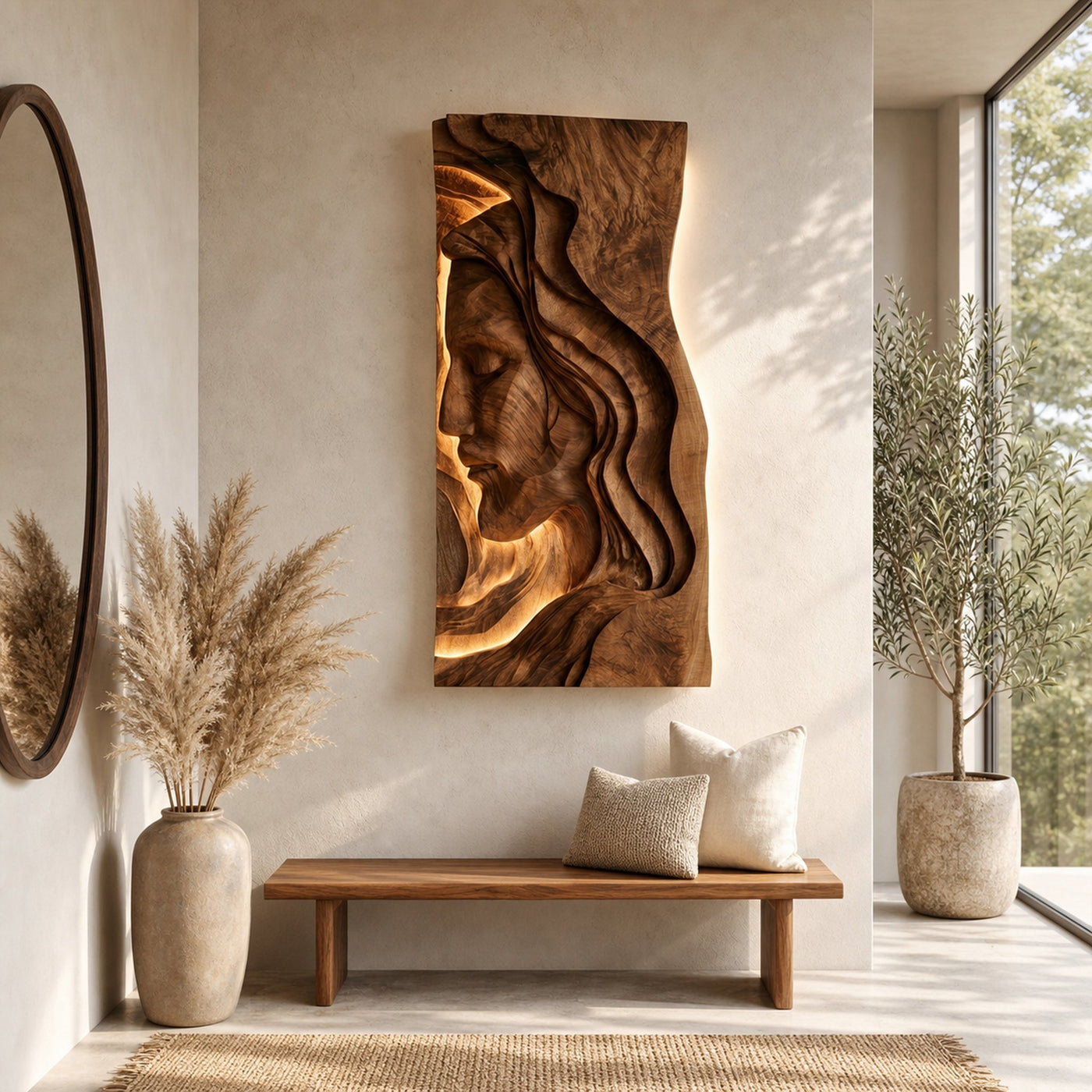 Modern Statement Wall Art For Entryway