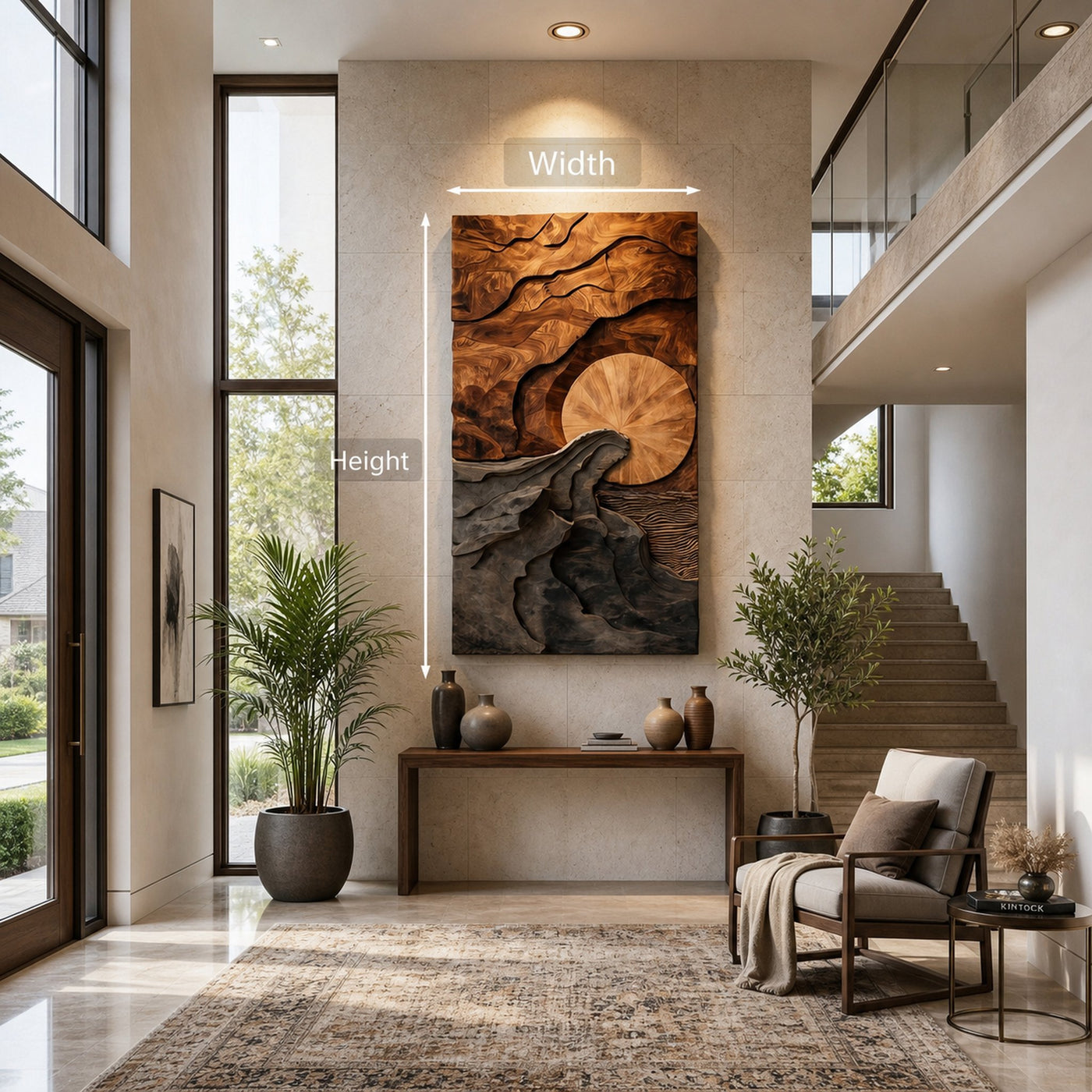 Modern Wall Art With Landscape Design For Living Room - product view 6