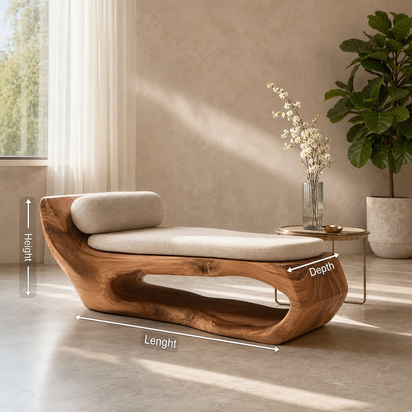 Modern Wooden Lounge Chair For Living Room - product view 8