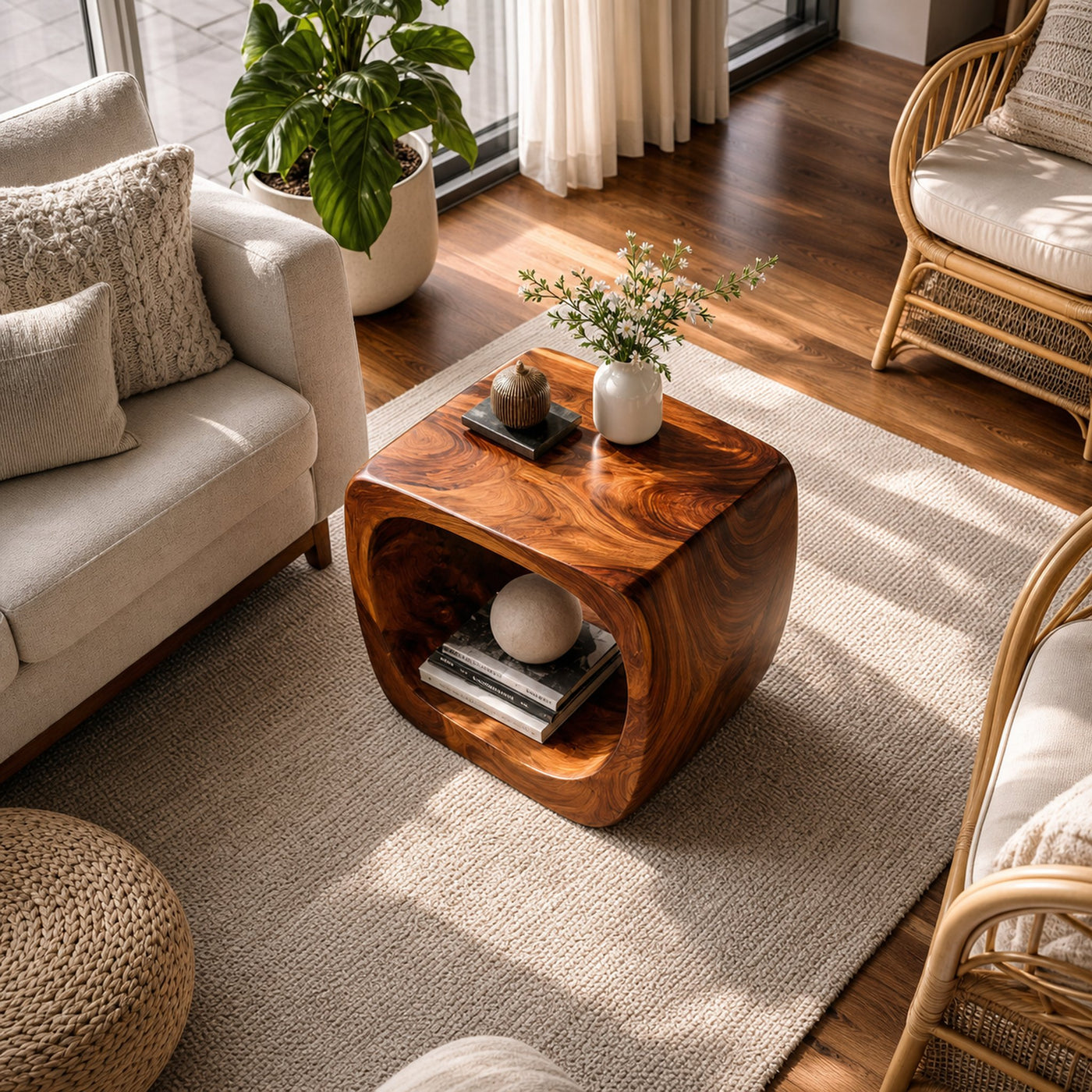 Modern Wooden Side Table For Living Room Furniture - product view 6