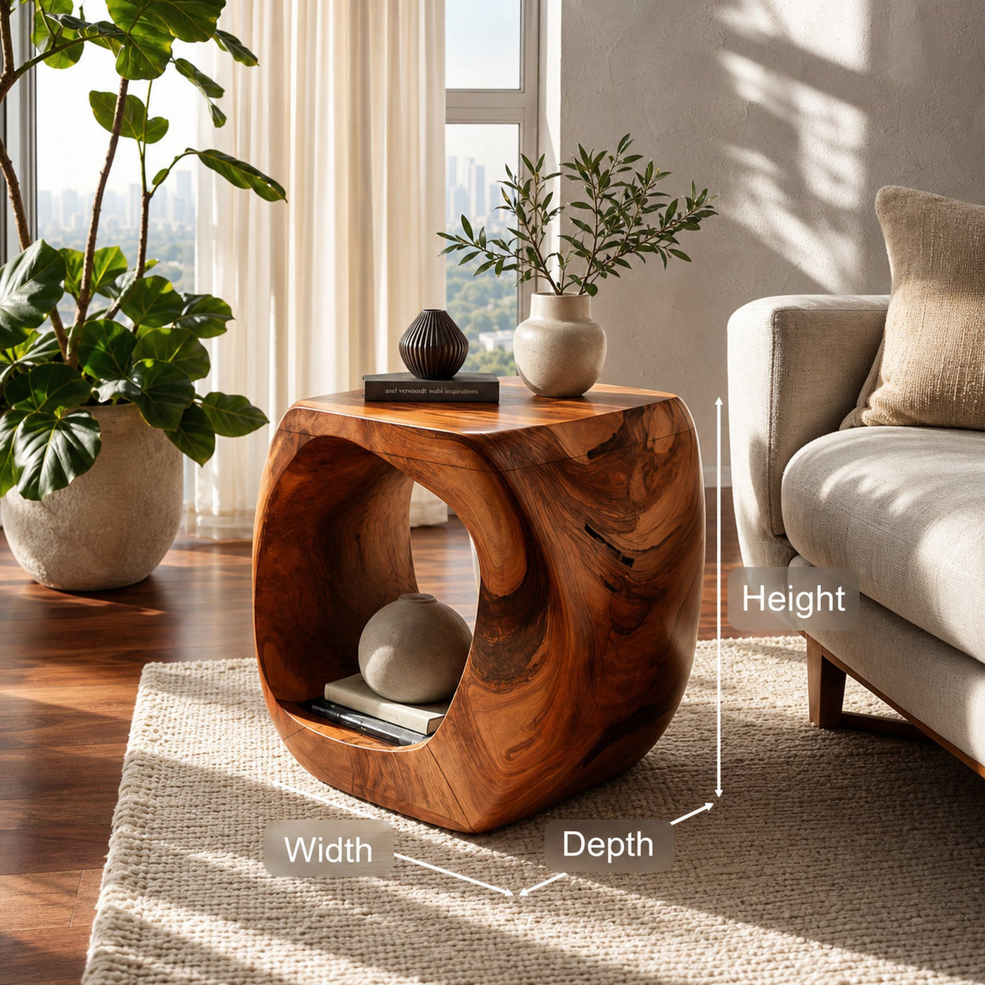 Modern Wooden Side Table For Living Room Furniture - product view 7