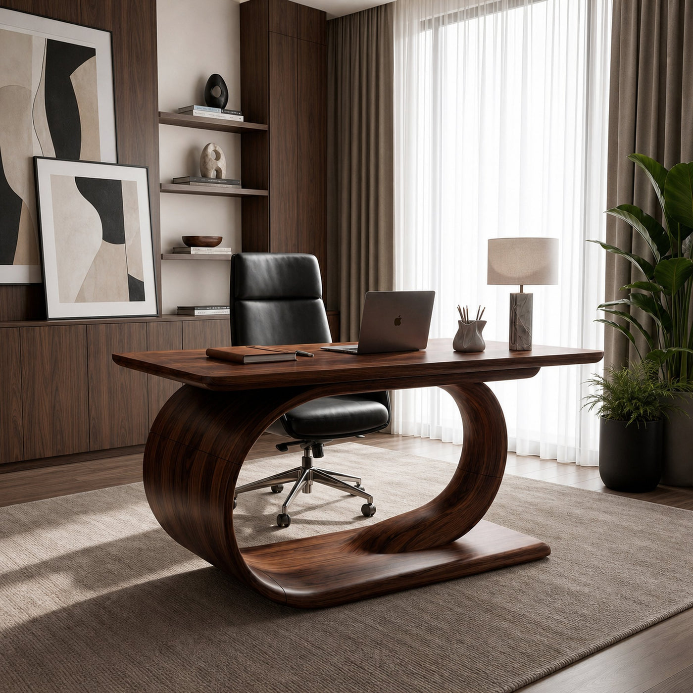 Modern Writing Table For Home Office - product view 6