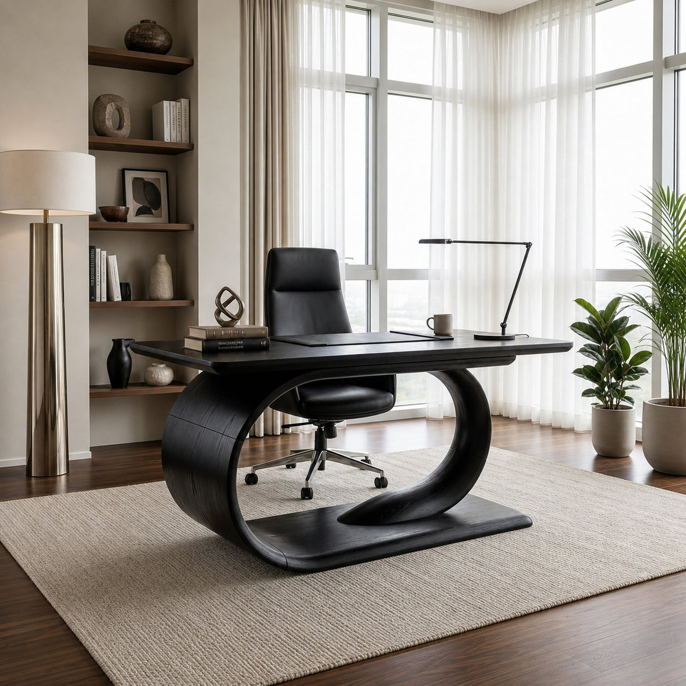 Modern Writing Table For Home Office - product view 7