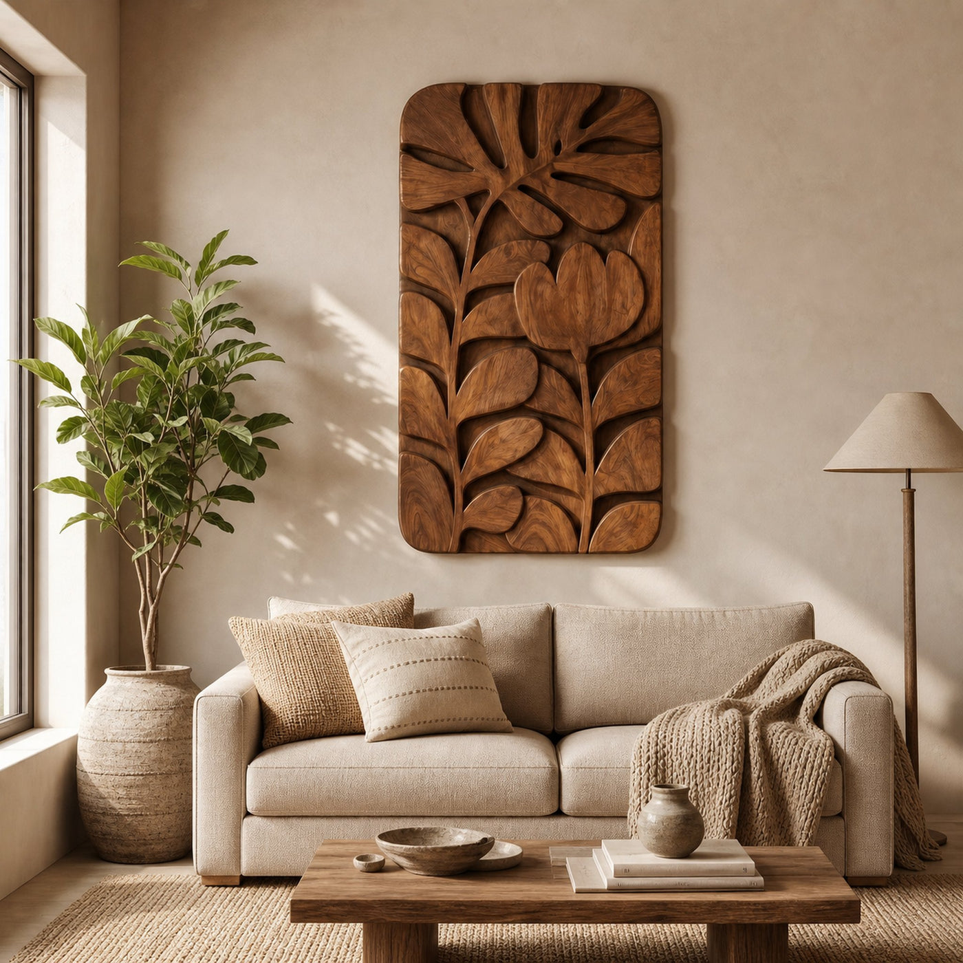 Organic Botanical Wall Art For Living Room - product view 4