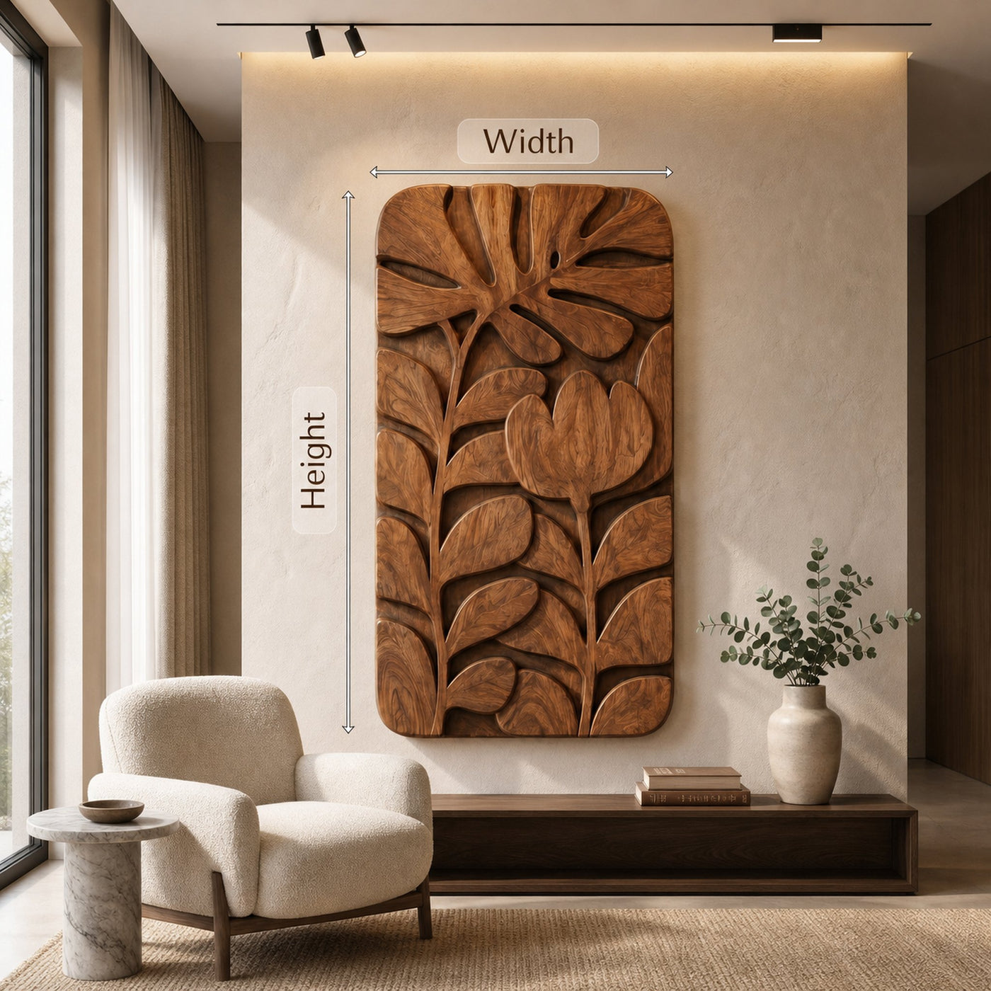 Organic Botanical Wall Art For Living Room - product view 5
