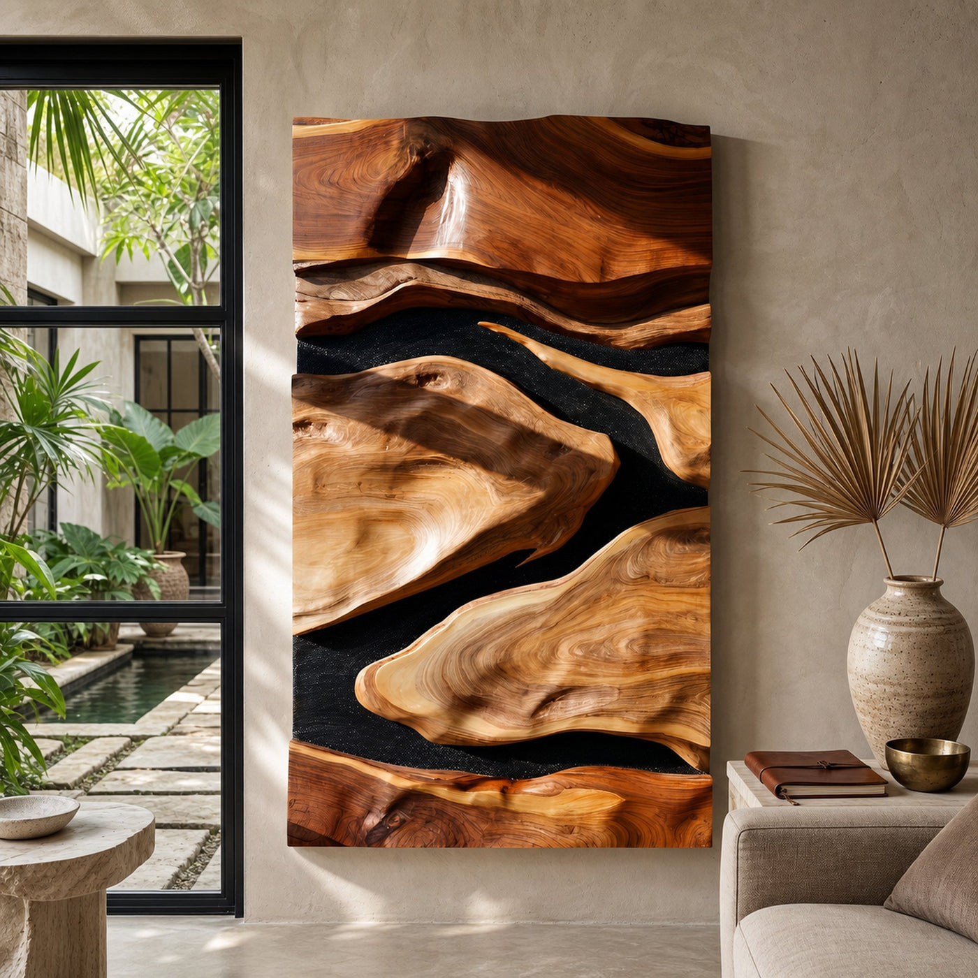 Organic Flow Wall Art For Contemporary Interior