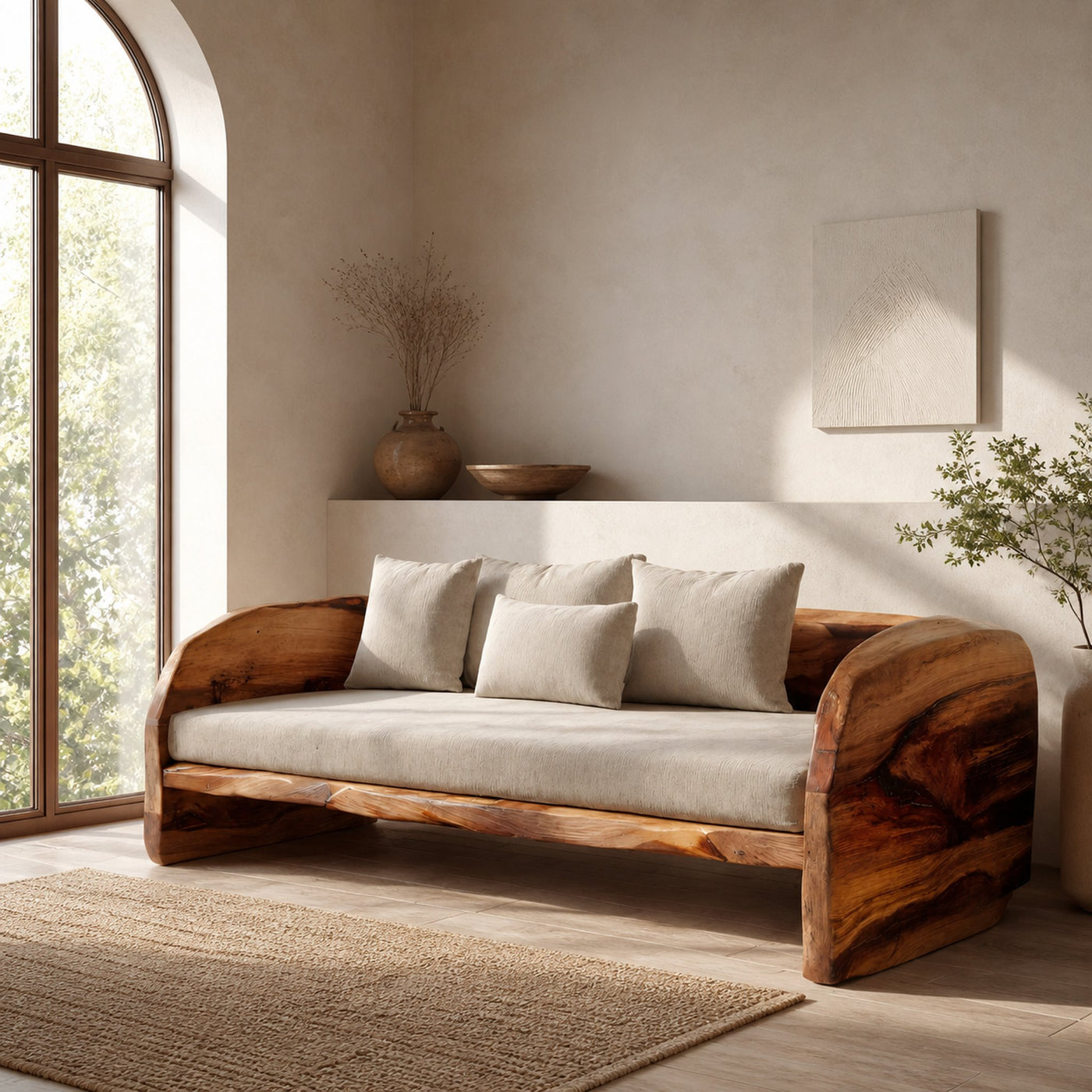 Organic Handcrafted Sofa For Living Room Furniture