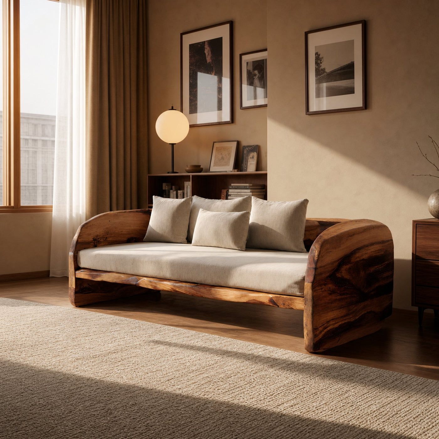 Organic Handcrafted Sofa For Living Room Furniture - product view 6