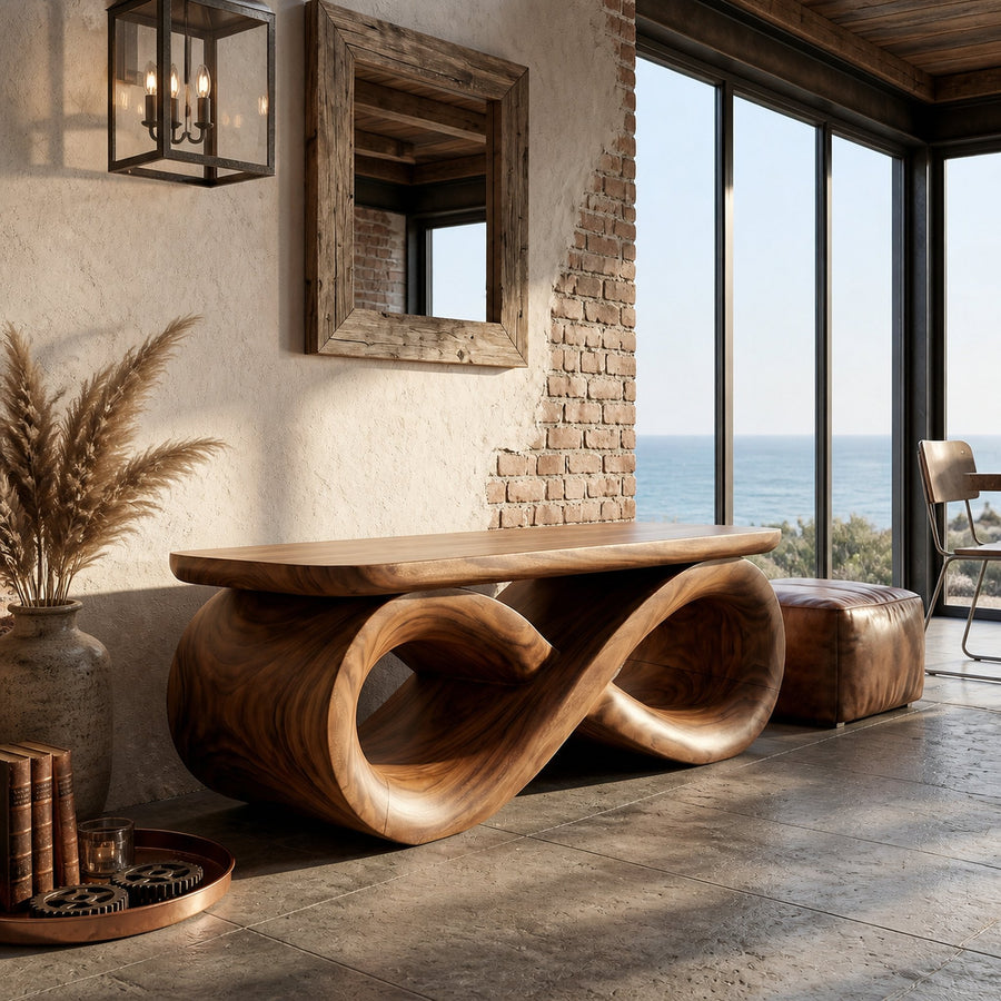 Organic Modern Dining Bench Luxury Home