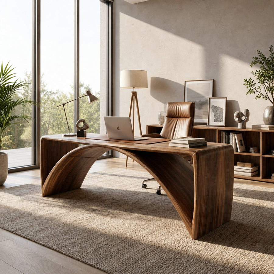 Organic Modern Office Desk For Workspace