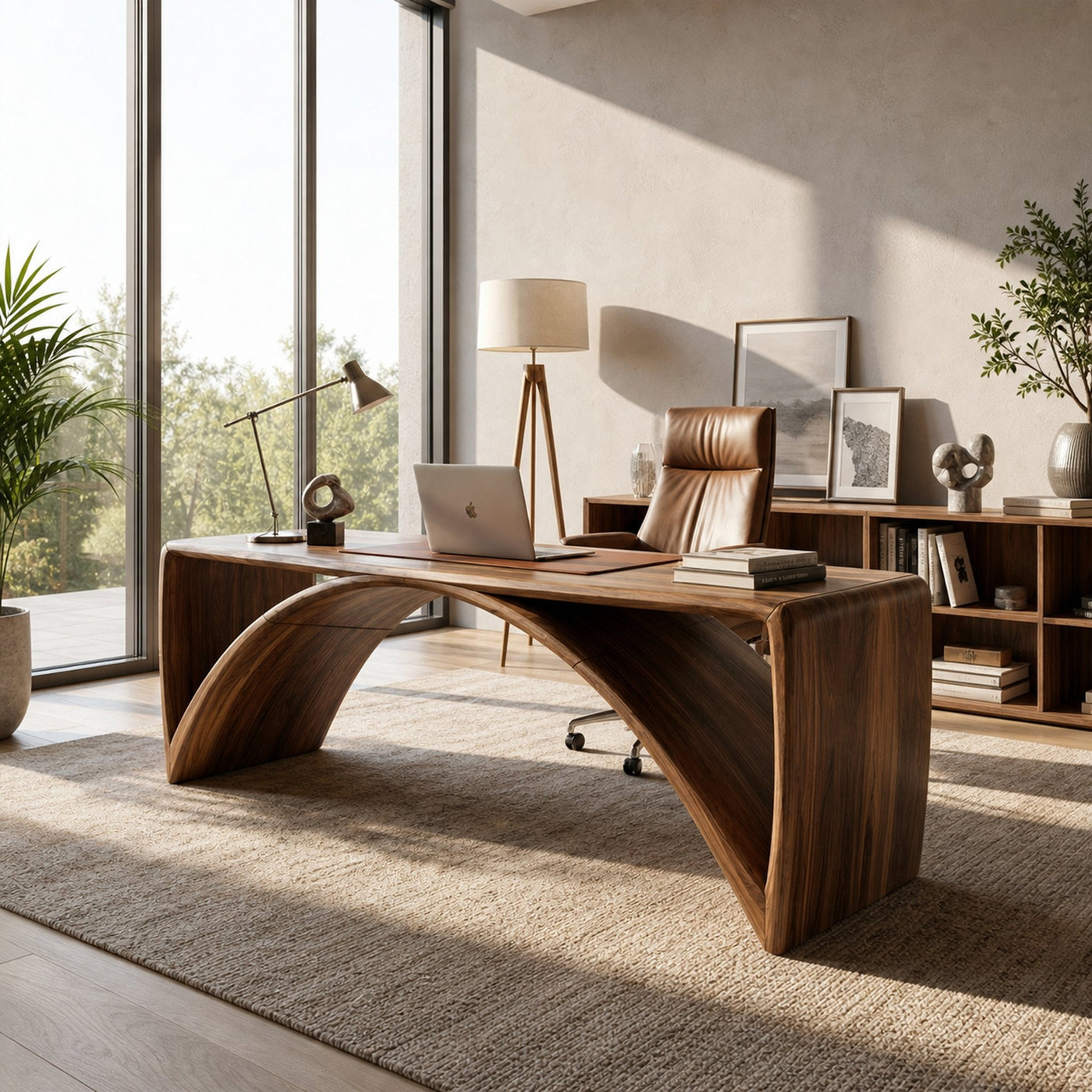Organic Modern Office Desk For Workspace