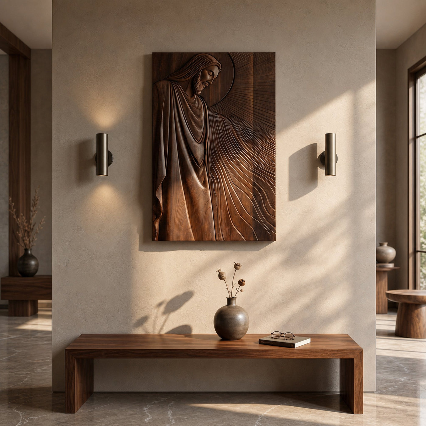 Organic Modern Sacred Wall Art For Living Room - product view 7