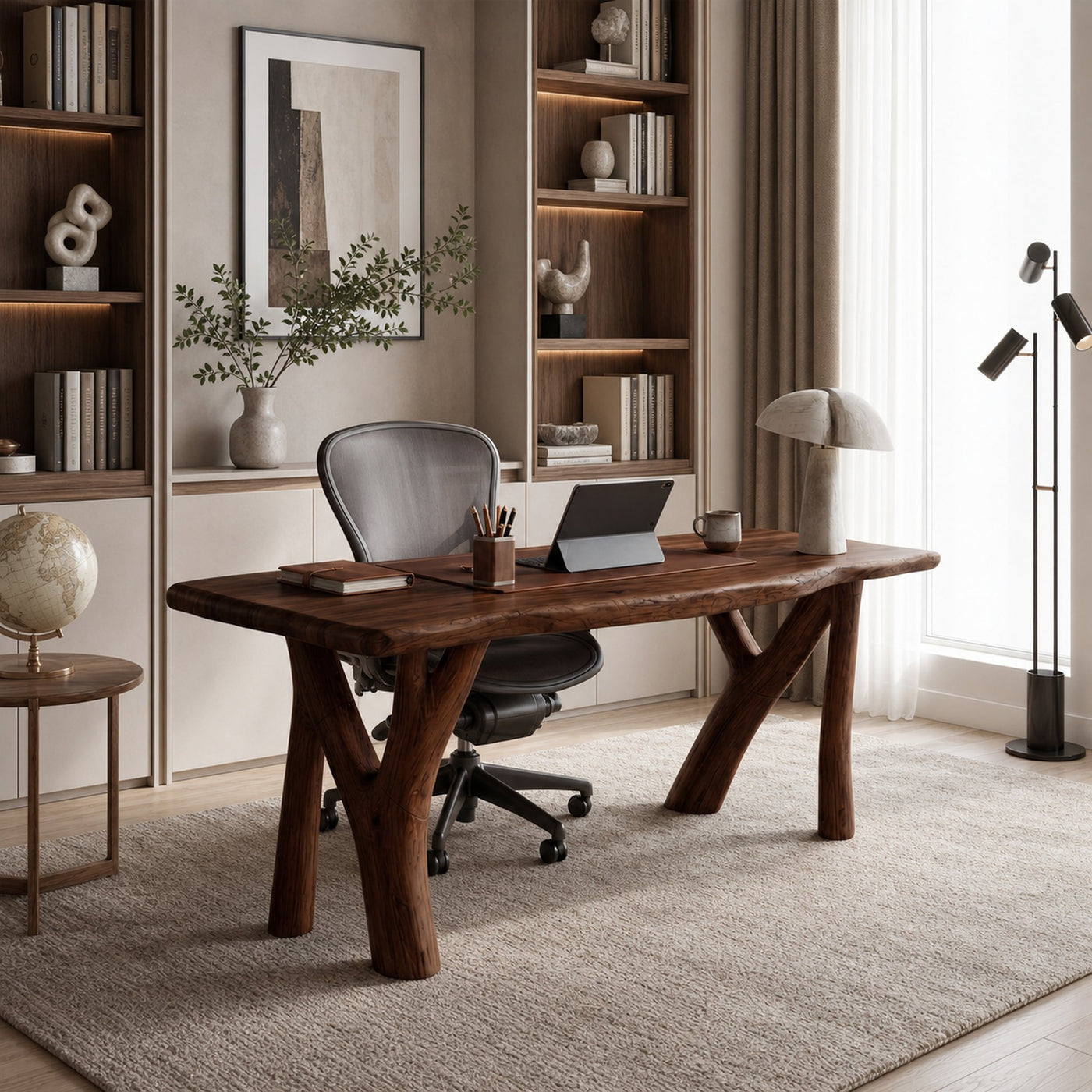 Organic Modern Writing Desk For Study Room - product view 6