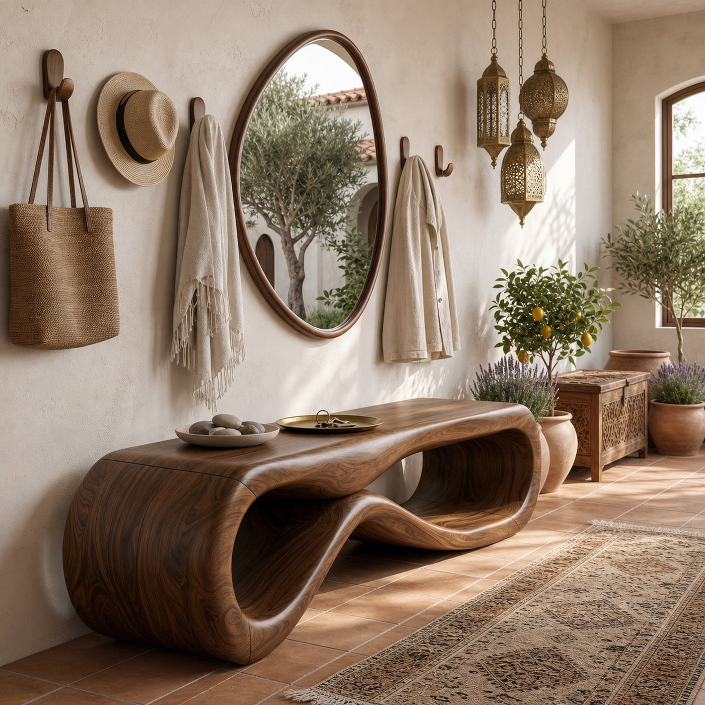 Organic Sculptural Bench Coastal Residence - product view 7
