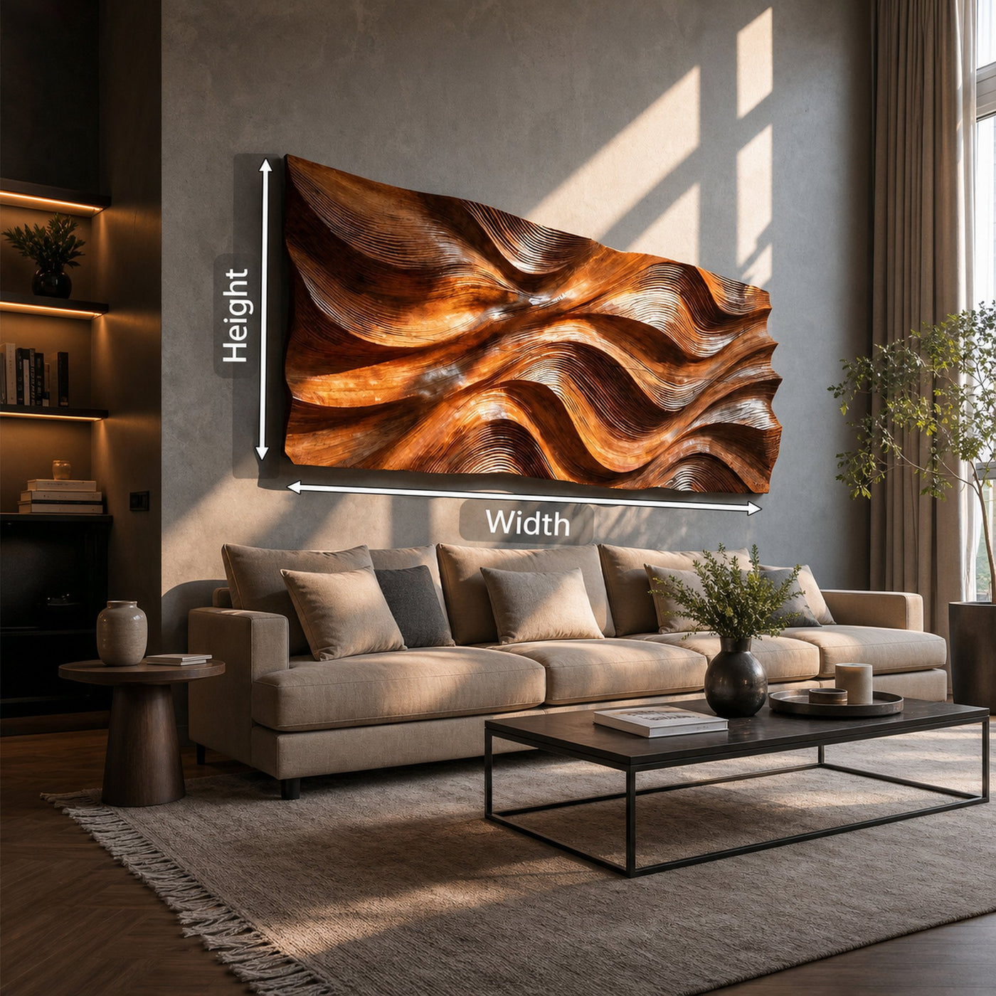 Organic Wall Hanging Statement Artwork For Home - product view 8