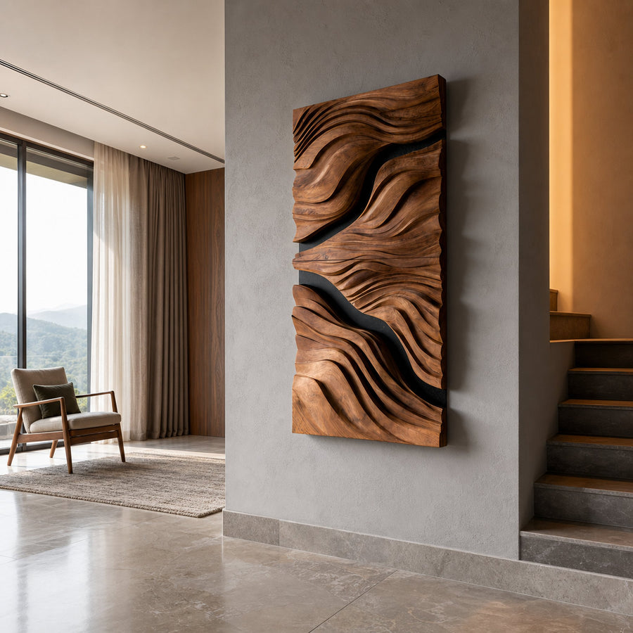 Organic Wall Sculpture For Living Space