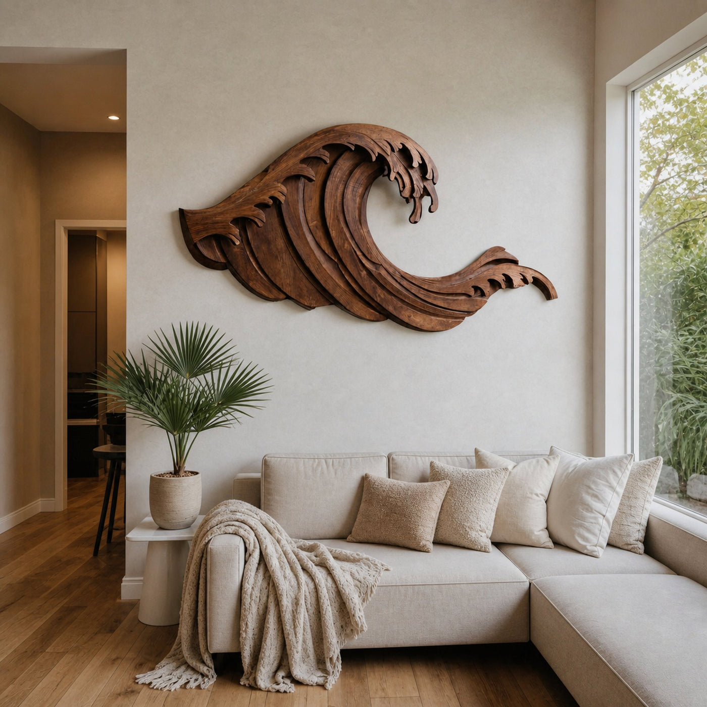 Organic Wave Wall Art Coastal Inspired Art For Living