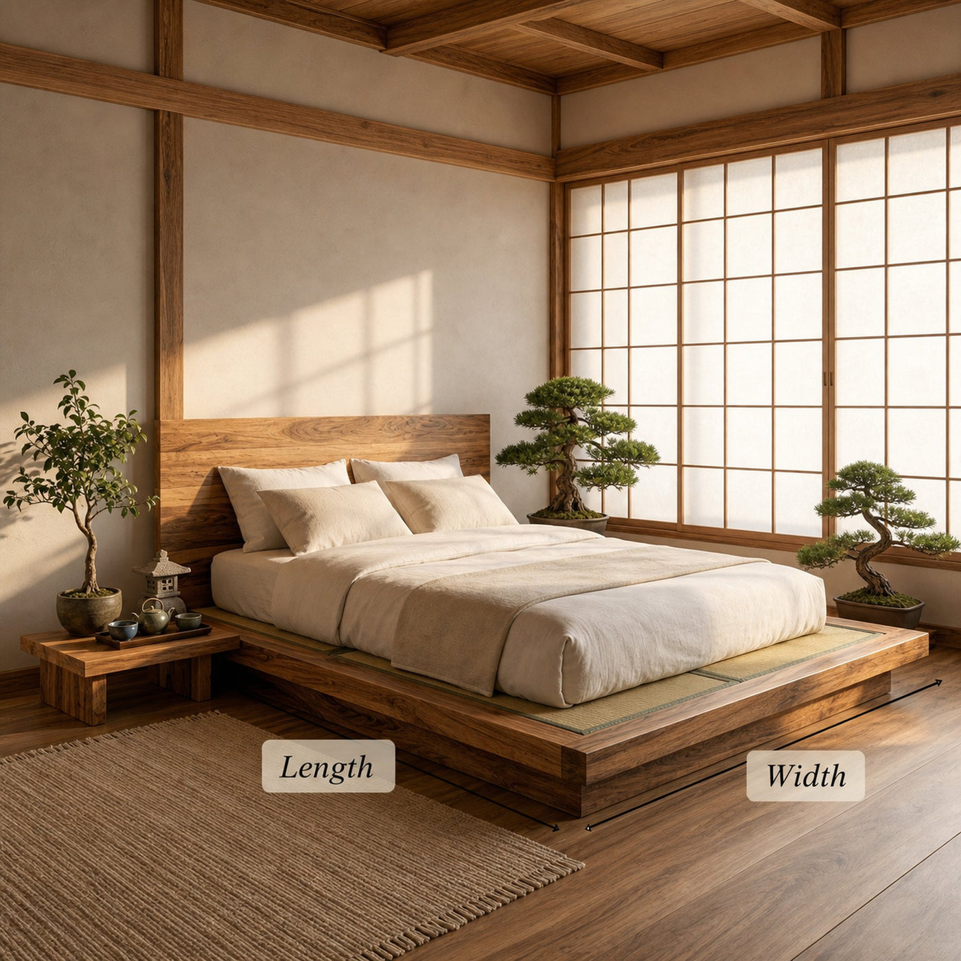 Rustic Artistic Bed Design For Bedroom And Guest Room - product view 6