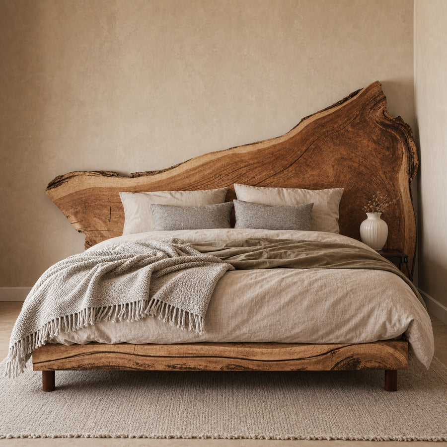 Rustic Bed Frame For Unique Bedroom Decor