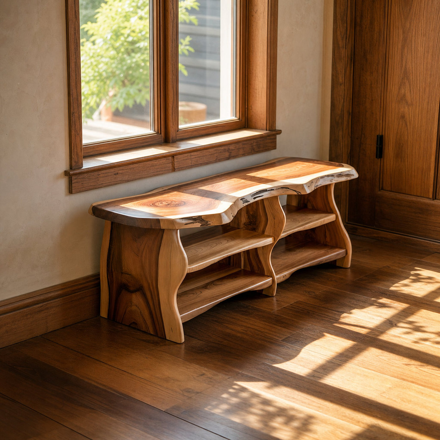 Rustic Country Shoe Storage Hallway And Bedroom