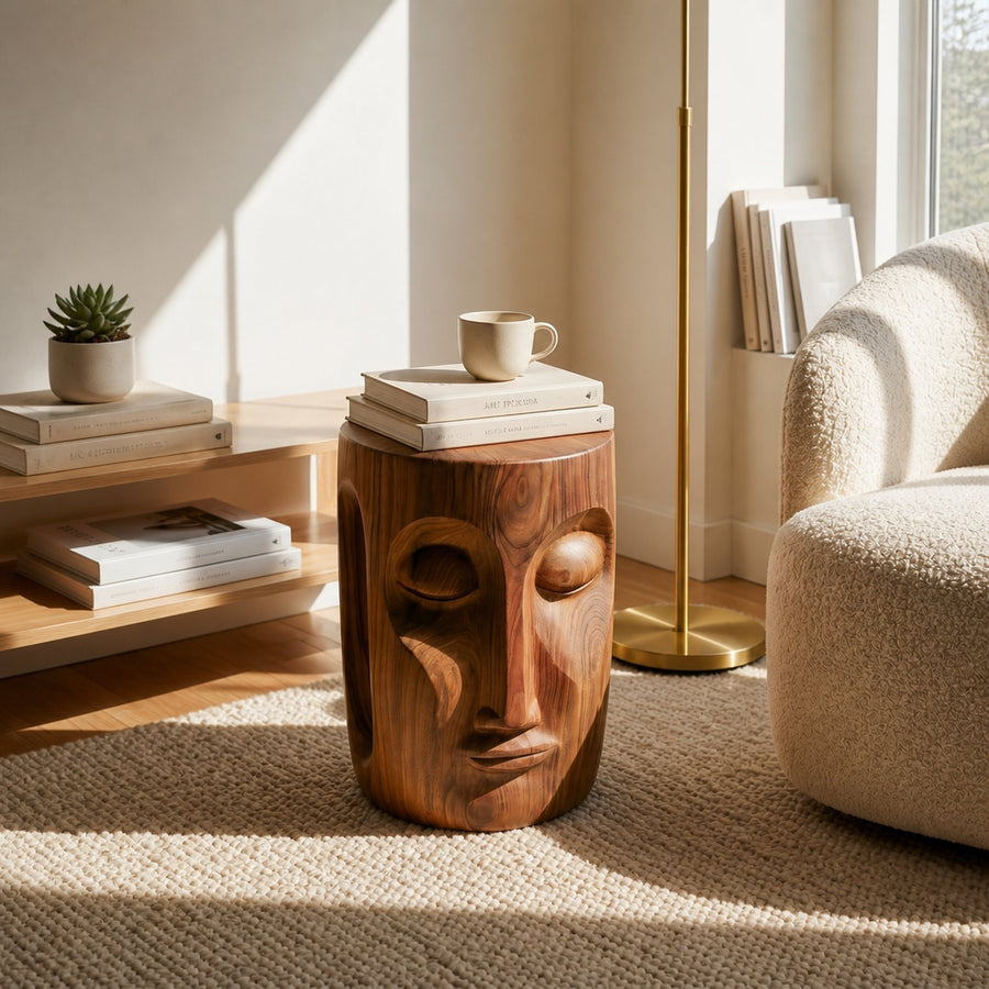 Rustic End Table For Lounge Living Room