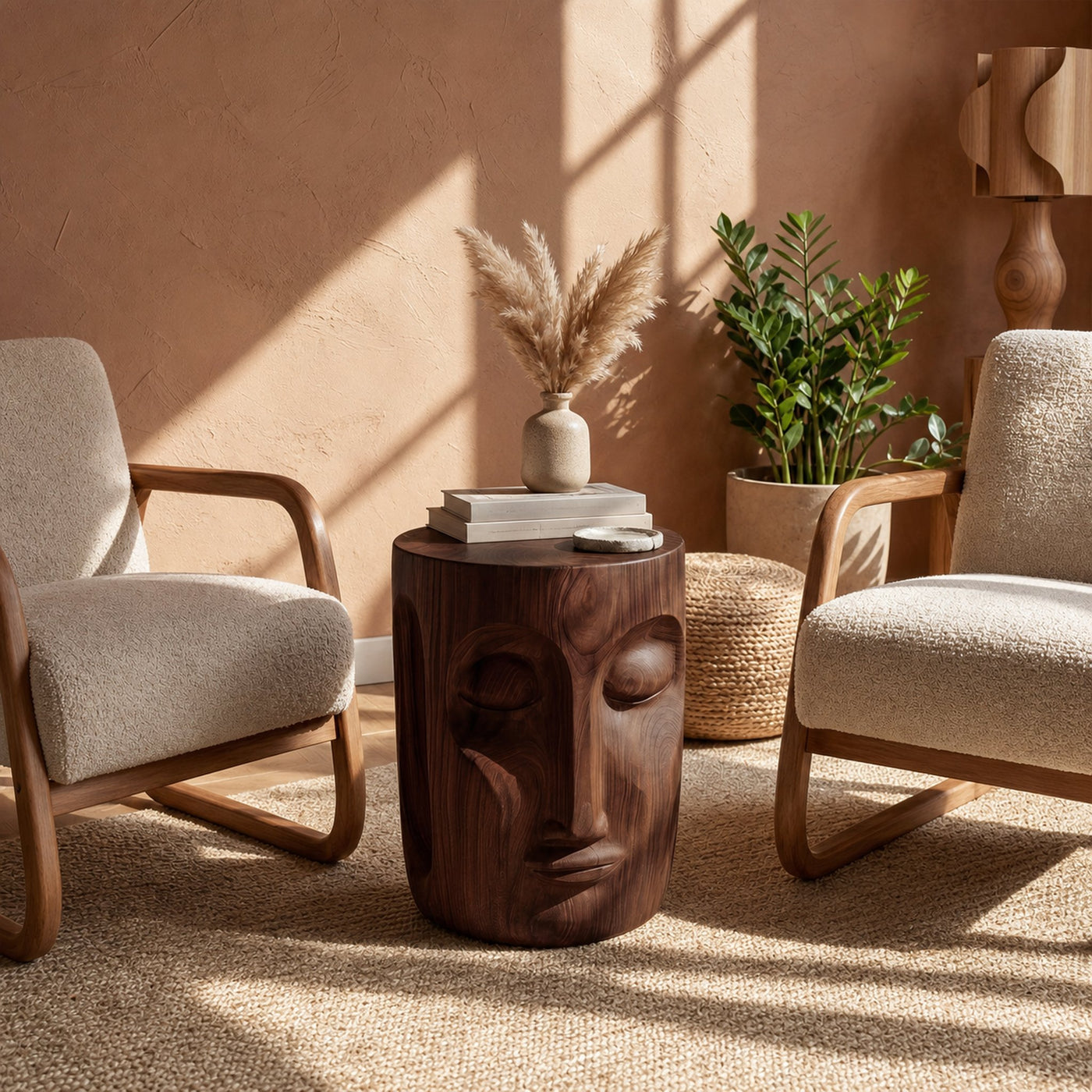 Rustic End Table For Lounge Living Room - product view 6