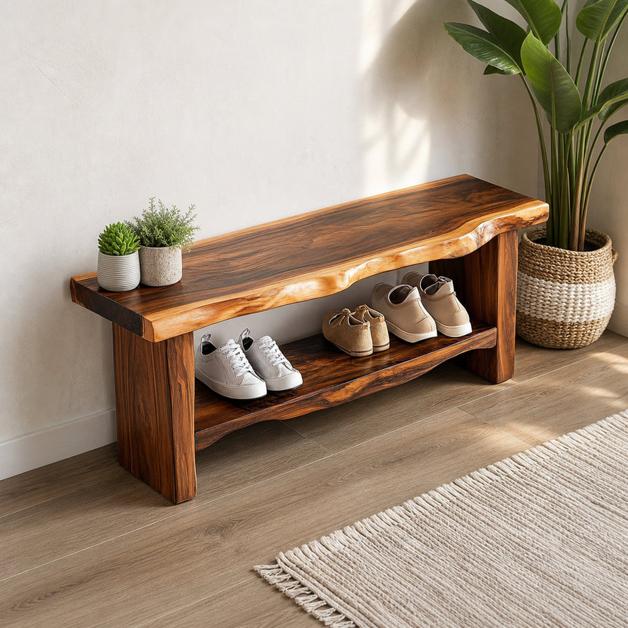 Rustic Home Shoe Bench Entryway And Closet