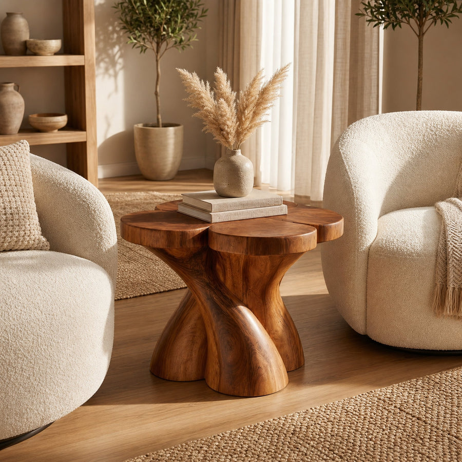 Rustic Modern Side Table For Apartment