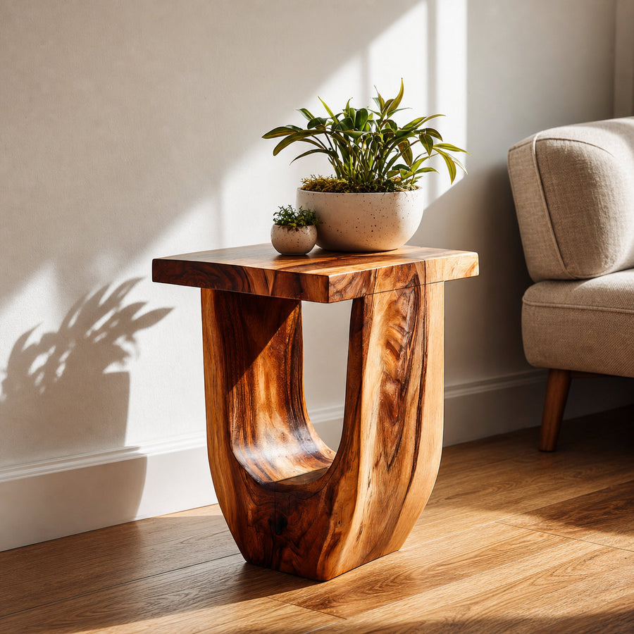 Rustic Modern Side Table For Home Decor