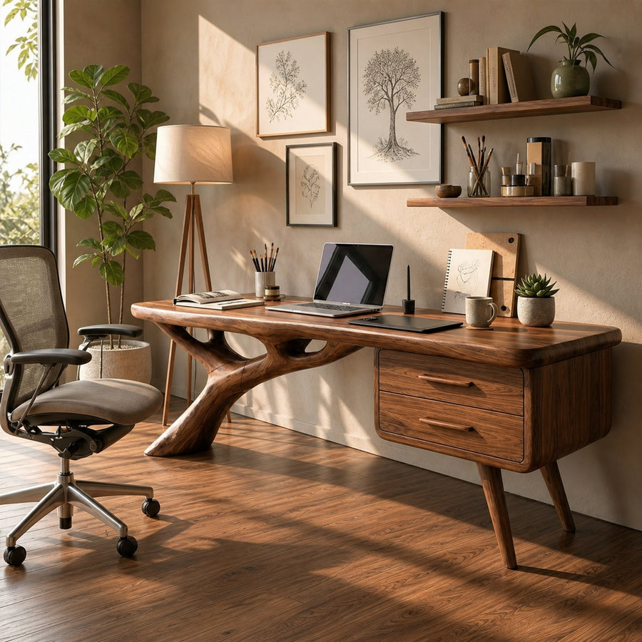 Rustic Office Desk For Study Room