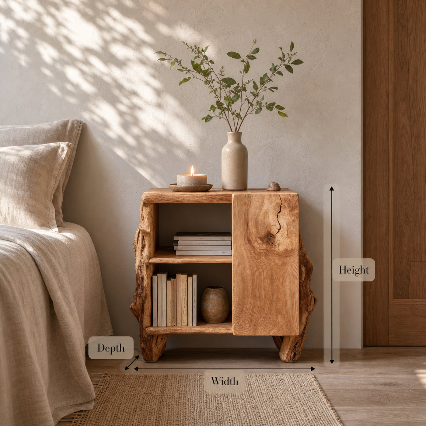 Rustic Side Cabinet For Bedroom Furniture Solutions - product view 8