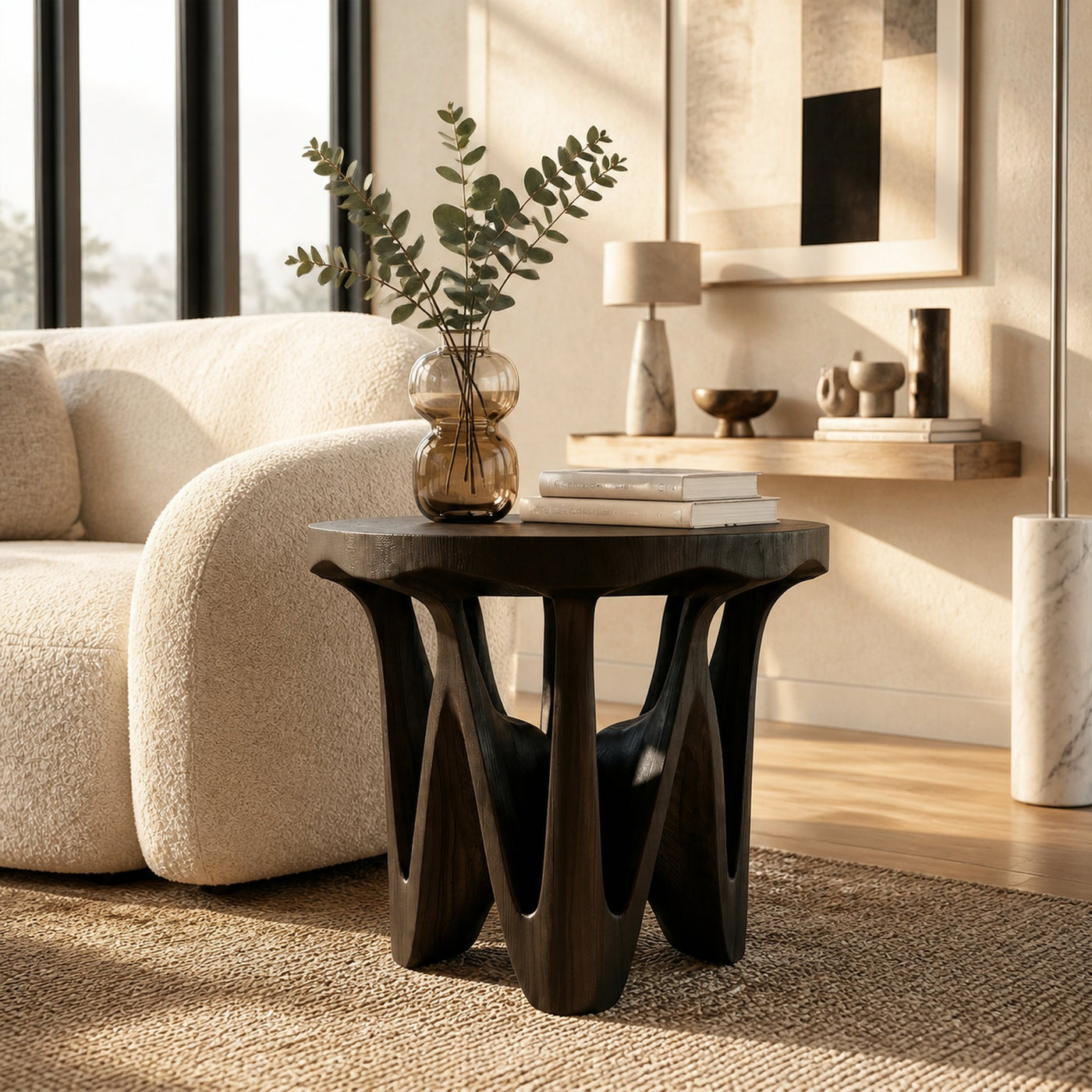 Rustic Side Table For Guest Room Bedroom - product view 7