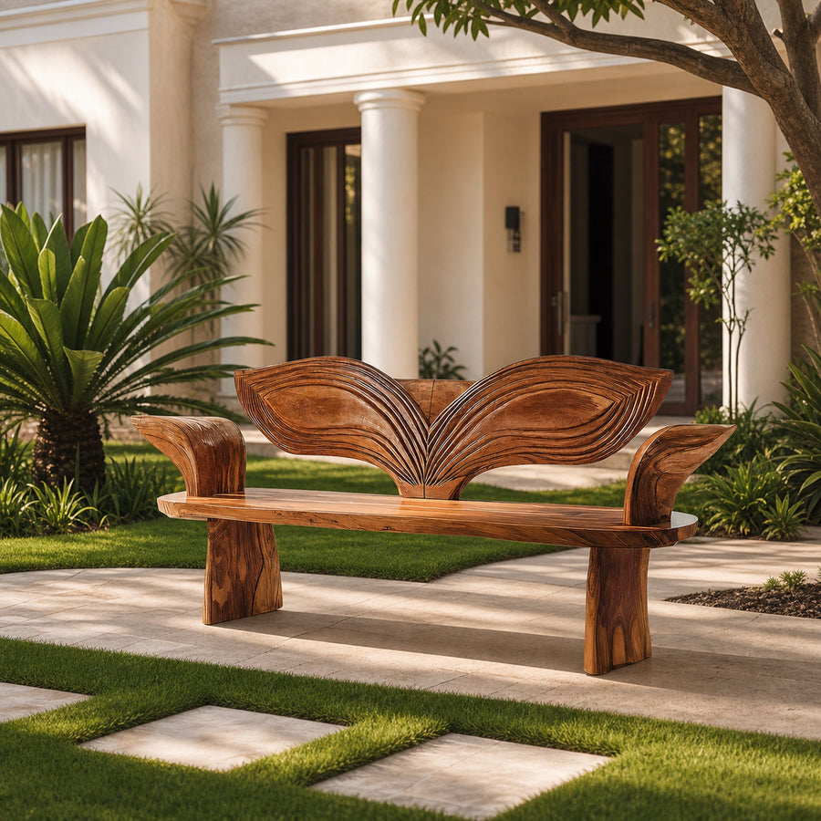 Rustic Solid Wood Entryway Bench For Hallway Furniture