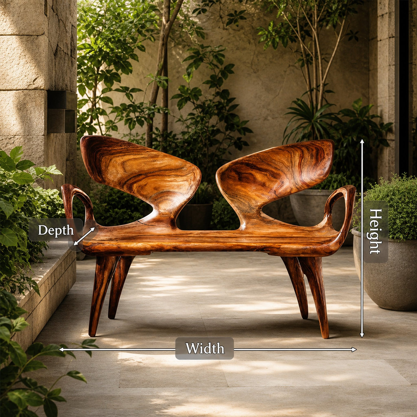 Rustic Solid Wood Entryway Bench For Modern Home Interiors - product view 8