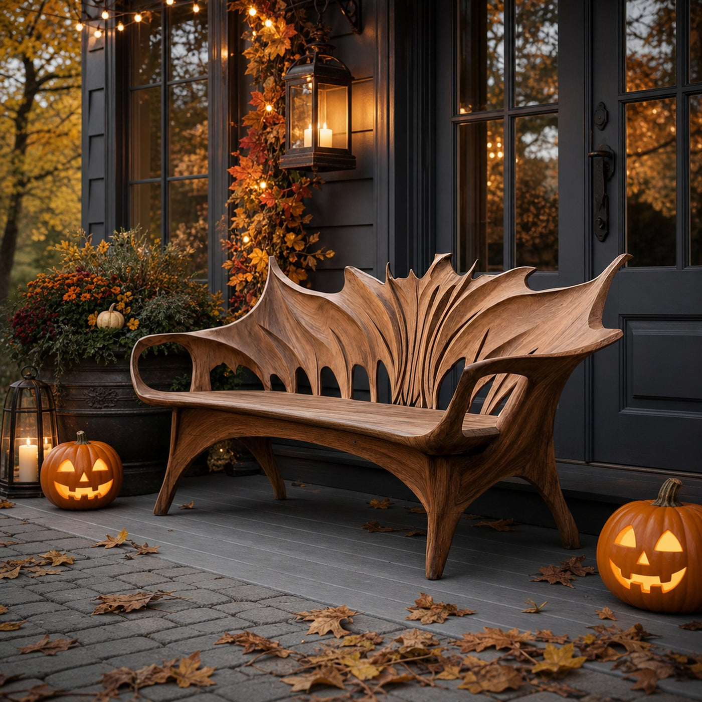 Rustic Wooden Bench For Living Room And Entryway Rustic Furniture - product view 6