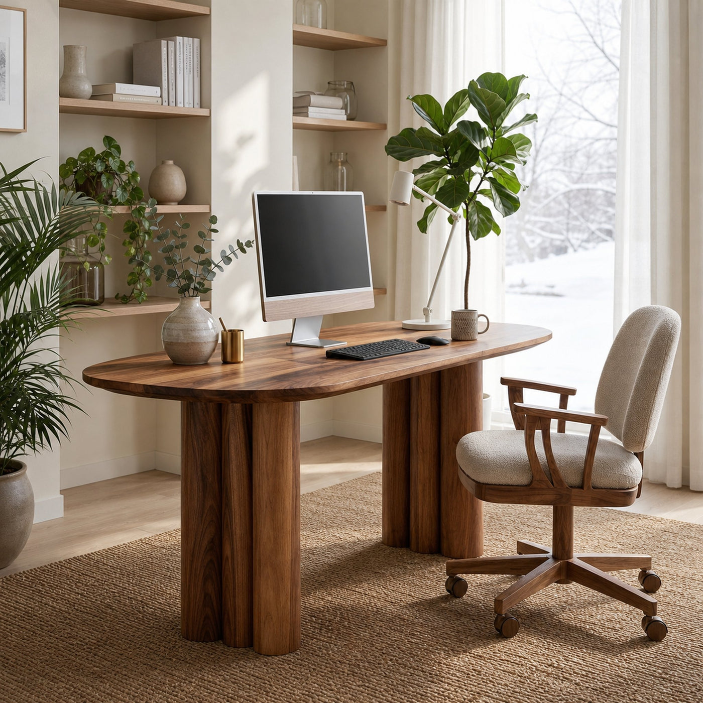 Rustic Writing Table For Bedroom Office