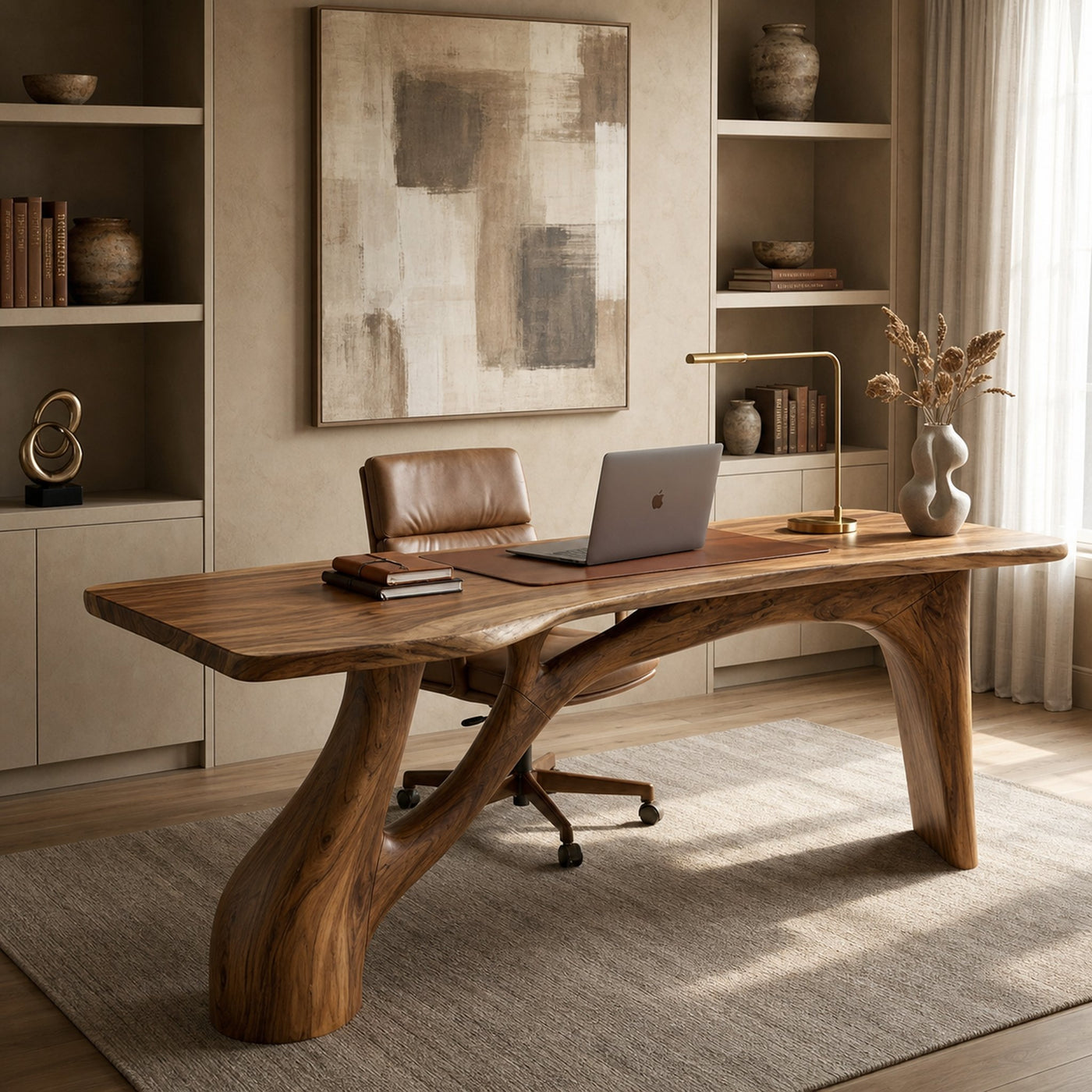 Rustic Writing Table For Home Workspace