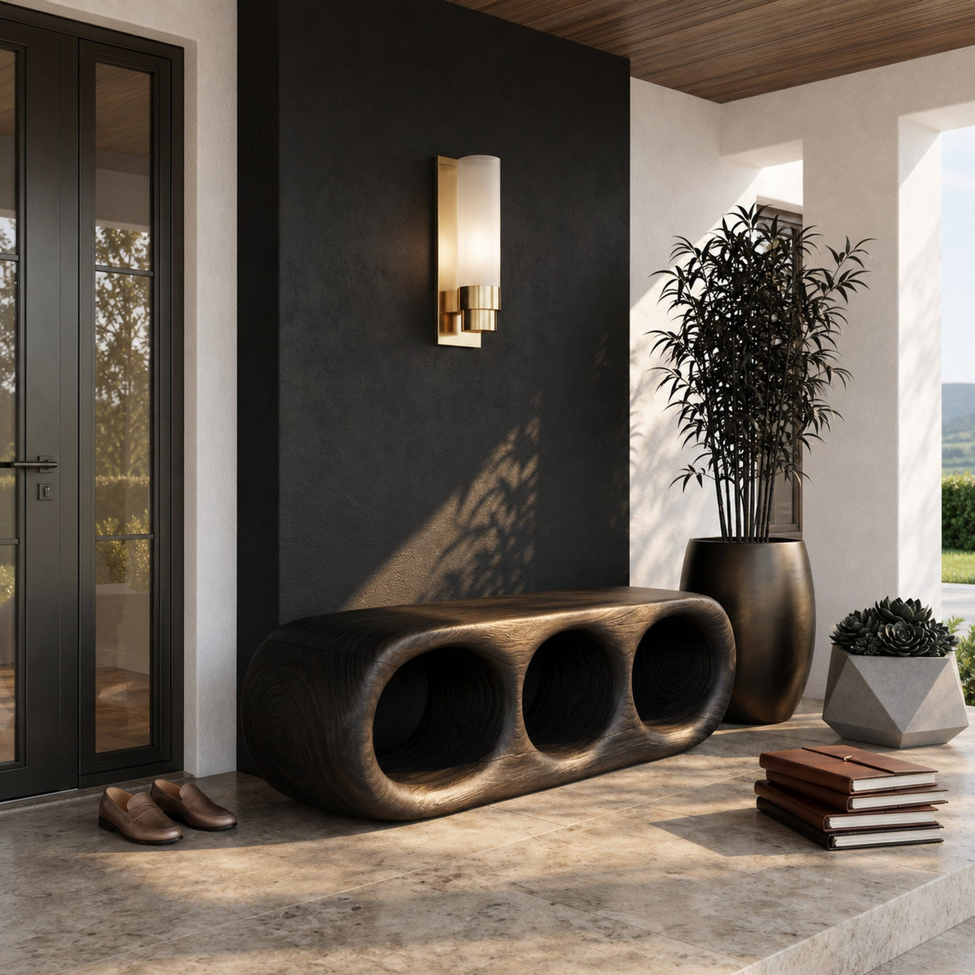 Scandinavian Bench Contemporary Hallway - product view 7