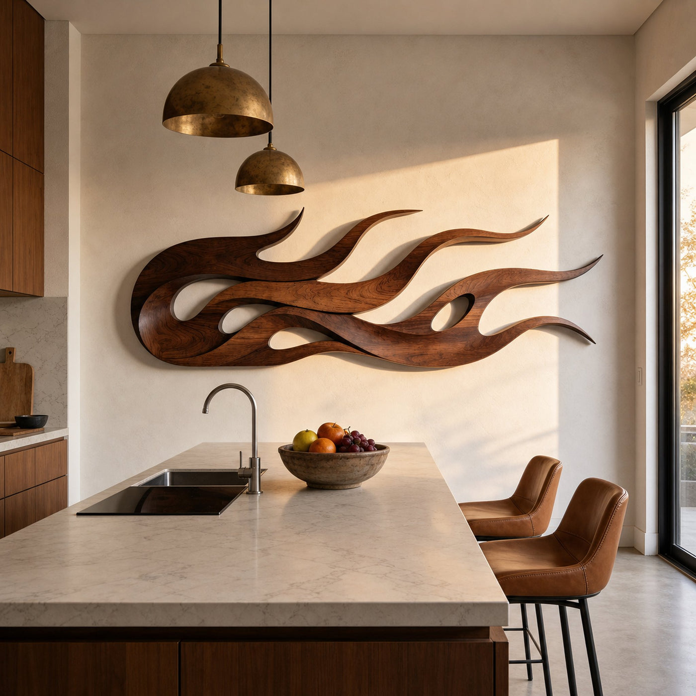 Scandinavian Decorative Wall Panel For Open Living Space