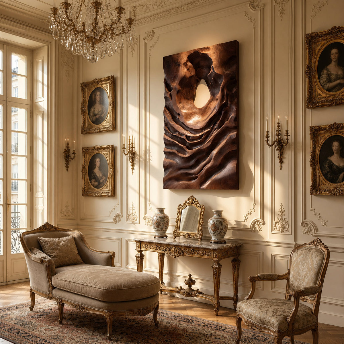 Scandinavian Embossed Wall Panel Decor For Living Room - product view 3