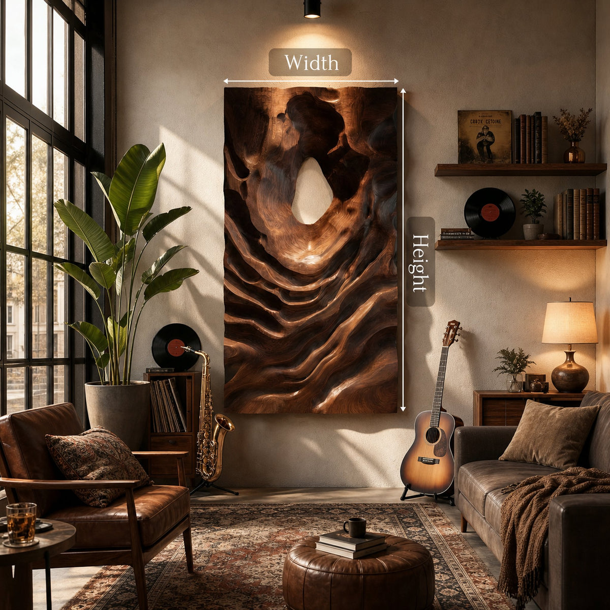 Scandinavian Embossed Wall Panel Decor For Living Room - product view 5